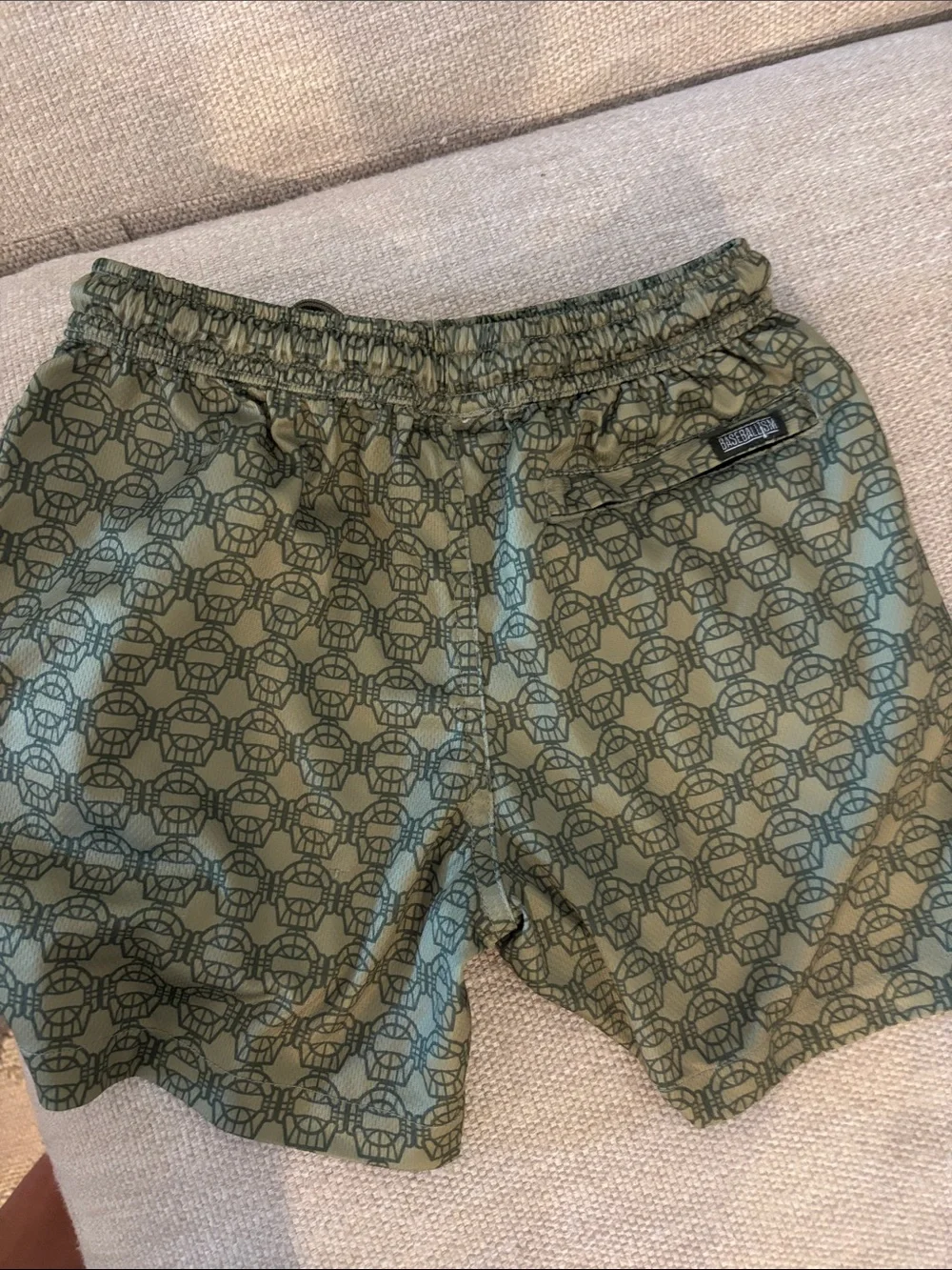 Baseballism Boys' Green Camo Shorts - YS